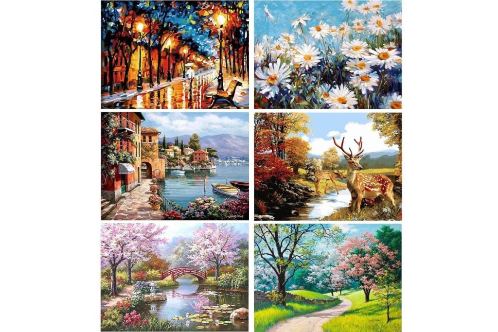 8 Lukisan Cat Mengikut Nombor Terbaik di Malaysia 2025 9 Assorted Paint By Numbers