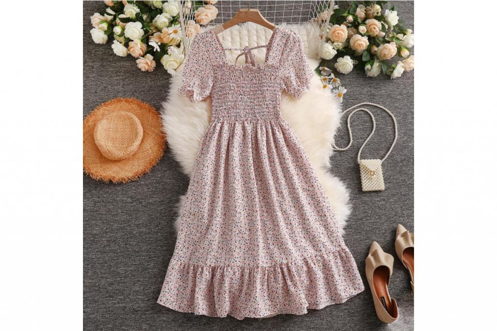 Top 8 Best Puff Sleeve Dresses in Malaysia 2025 2 Bohemian Puff Sleeve Midi Dress