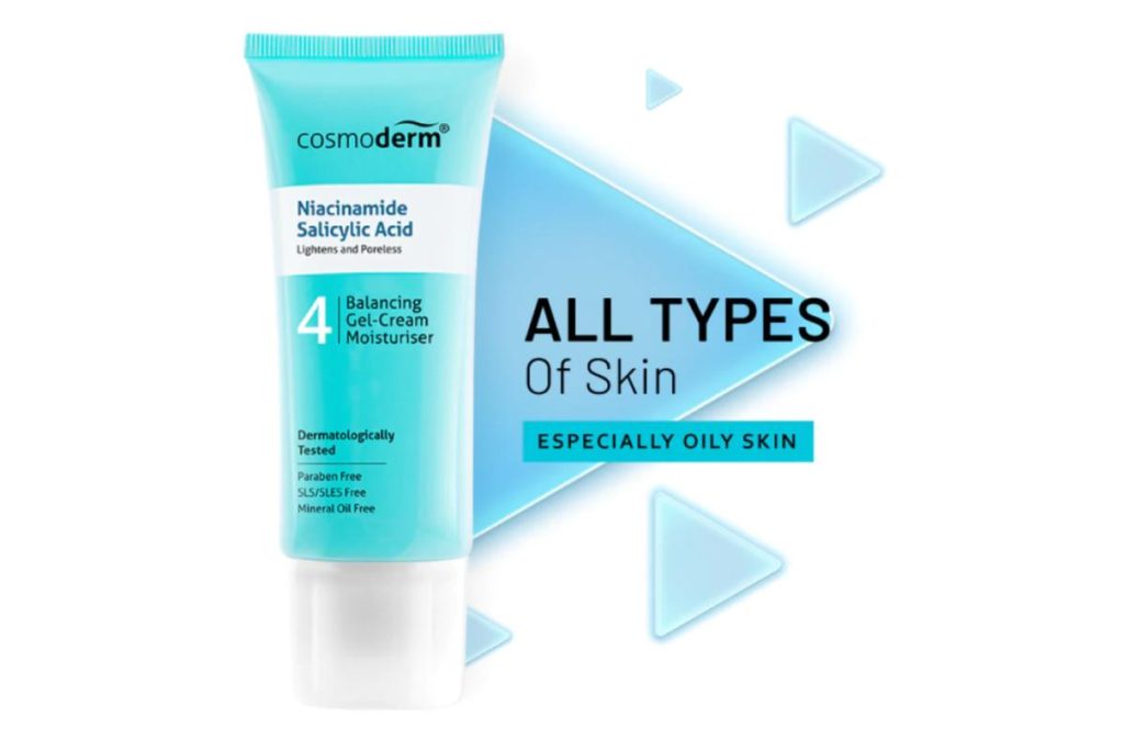 Top 10 Best Affordable Moisturisers in Malaysia 2025 9 Cosmoderm Niacinamide Salicylic Acid Balancing Gel Cream Moisturiser