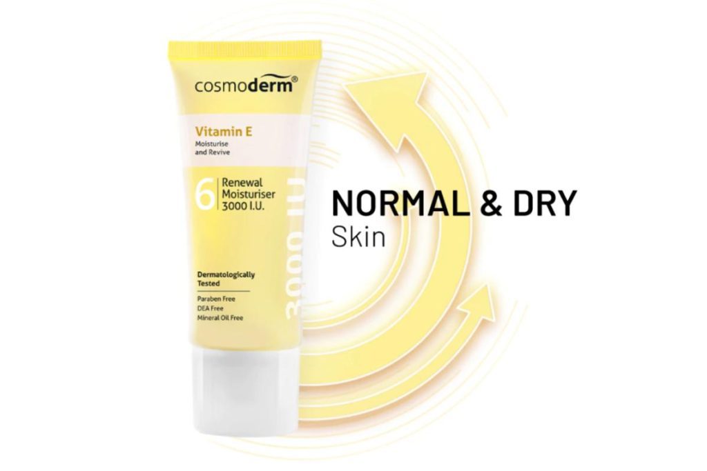 Top 10 Best Cosmoderm Vitamin E Products in Malaysia 2025 4 Cosmoderm Vitamin E I.U. Renewal Moisturiser