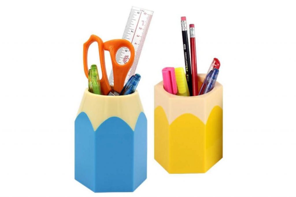 8 Pencil Holder Terbaik di Malaysia 2025 5 Cute Pencil Design Plastic Pen Stand