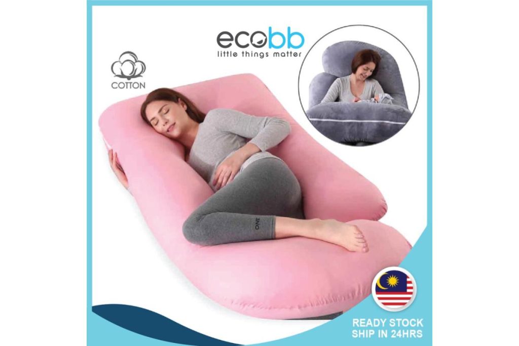 8 Bantal Hamil Terbaik di Malaysia 2025 4 ECOBB Maternity Pillow