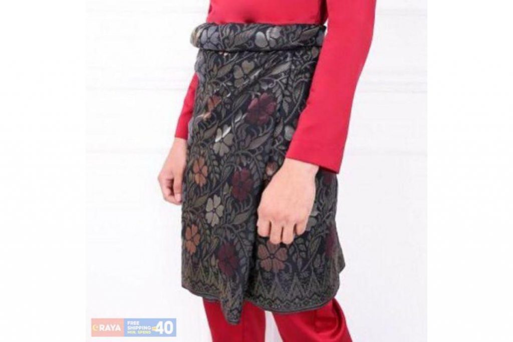 8 Sampin Terbaik untuk Hari Raya di Malaysia 2024 4 Exclusive Bunga Penuh Sampin