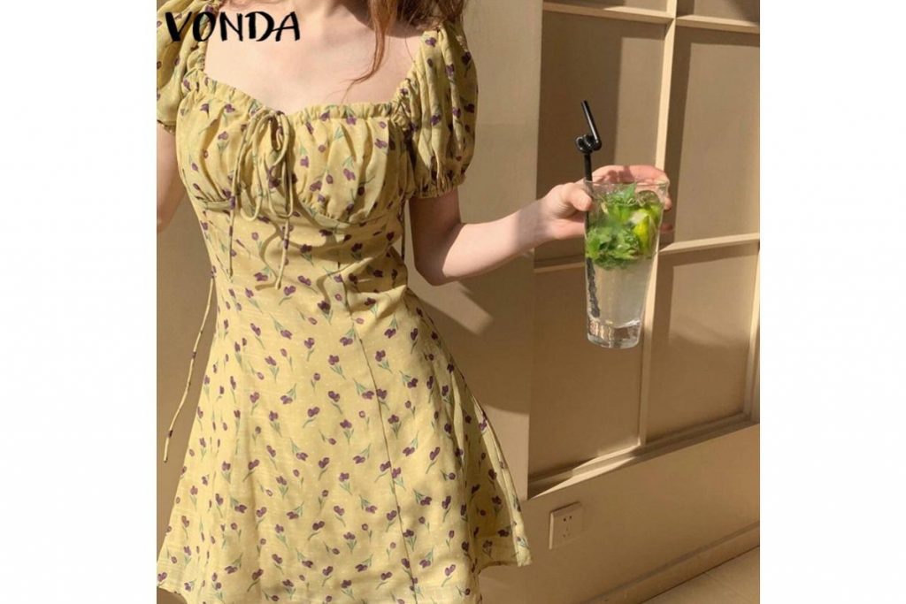 Top 8 Best Puff Sleeve Dresses in Malaysia 2025 9 Floral Puff Sleeve Mini Dress