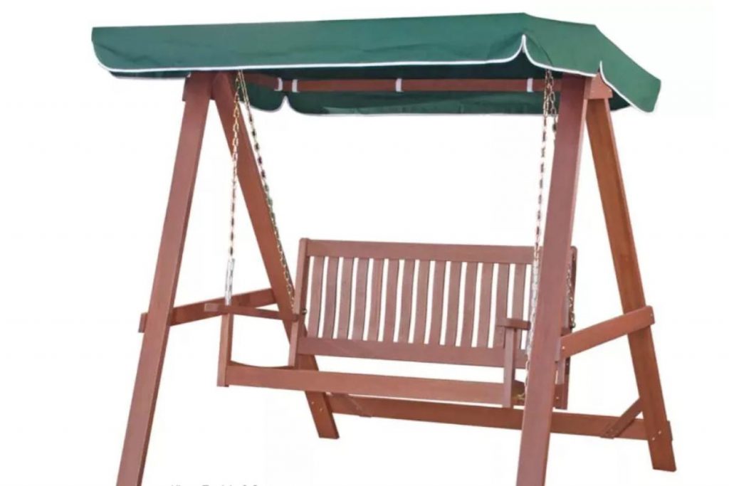 8 Buaian Luar Terbaik di Malaysia 2025 7 Furniturerun Nicosia Solid Seater Outdoor Swing