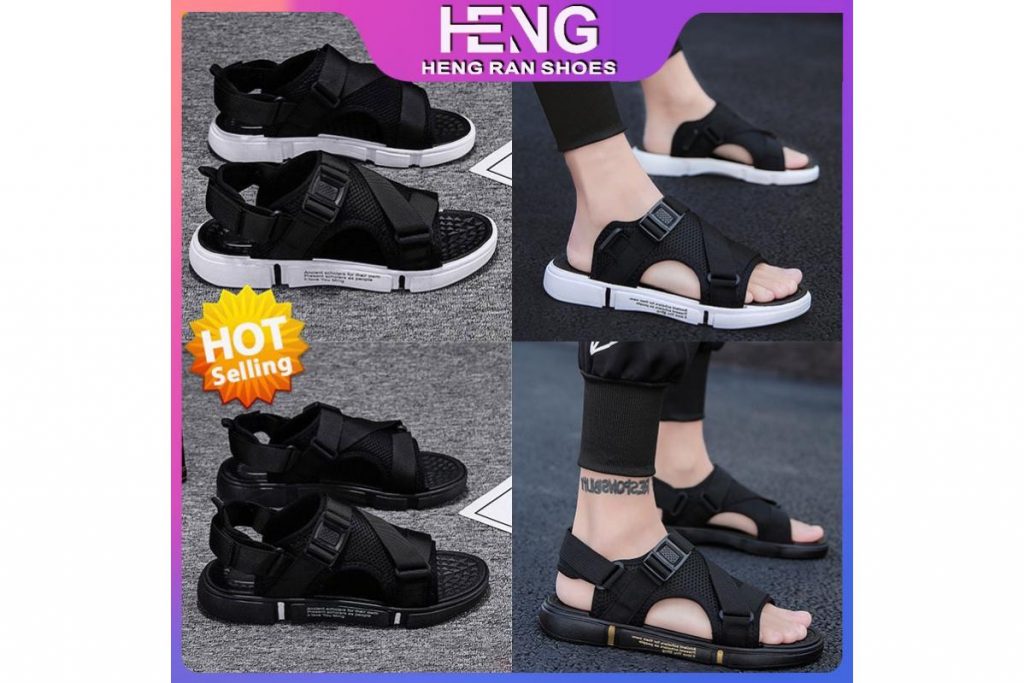 8 Sandal Raya Terbaik Untuk Lelaki di Malaysia 2024 2 HENGRAN Outdoor Sandals