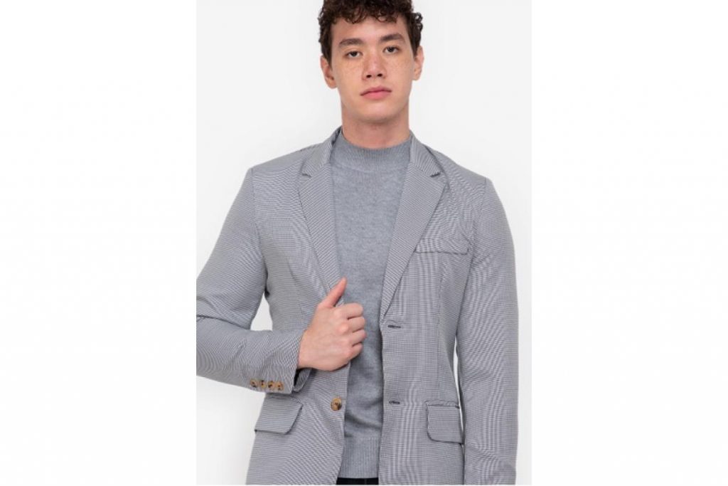 8 Blazers Terbaik untuk Lelaki di Malaysia 2025 6 Houndstooth Blazer