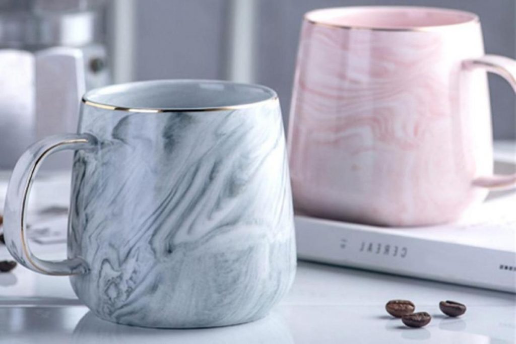 9 Mug Seramik Terbaik di Malaysia 2025 2 Marble Ceramic Mug