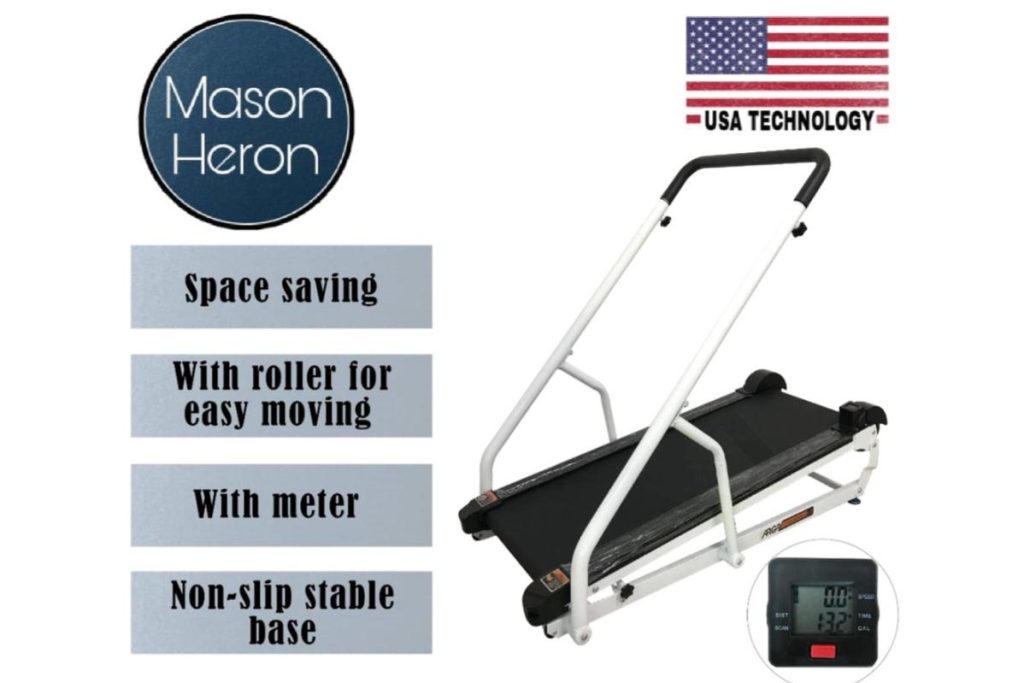 Top 8 Best Foldable Treadmills in Malaysia 2025 9 Mason Heron Manual Treadmill