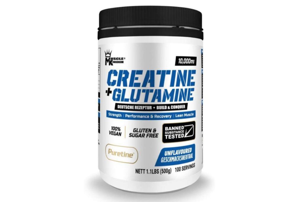 8 Suplemen Kreatin Terbaik di Malaysia 2025 7 Muscle Kingdom Creatine Monohydrate Glutamine