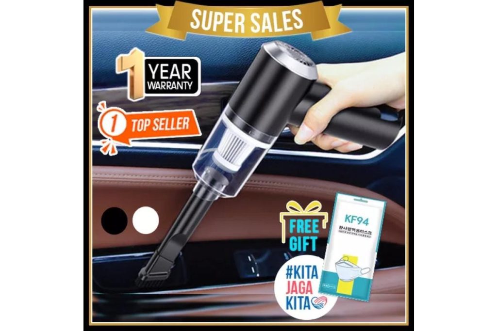 Top 8 Best Car Vacuums in Malaysia 2025 6 MyPremium Wireless Portable Car Vacuum