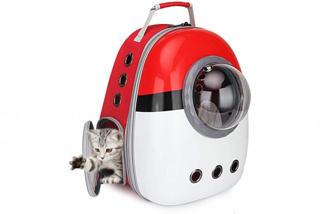 8 Pet Carriers Terbaik di Malaysia 2025 4 Patterned Capsule Pet Carrier