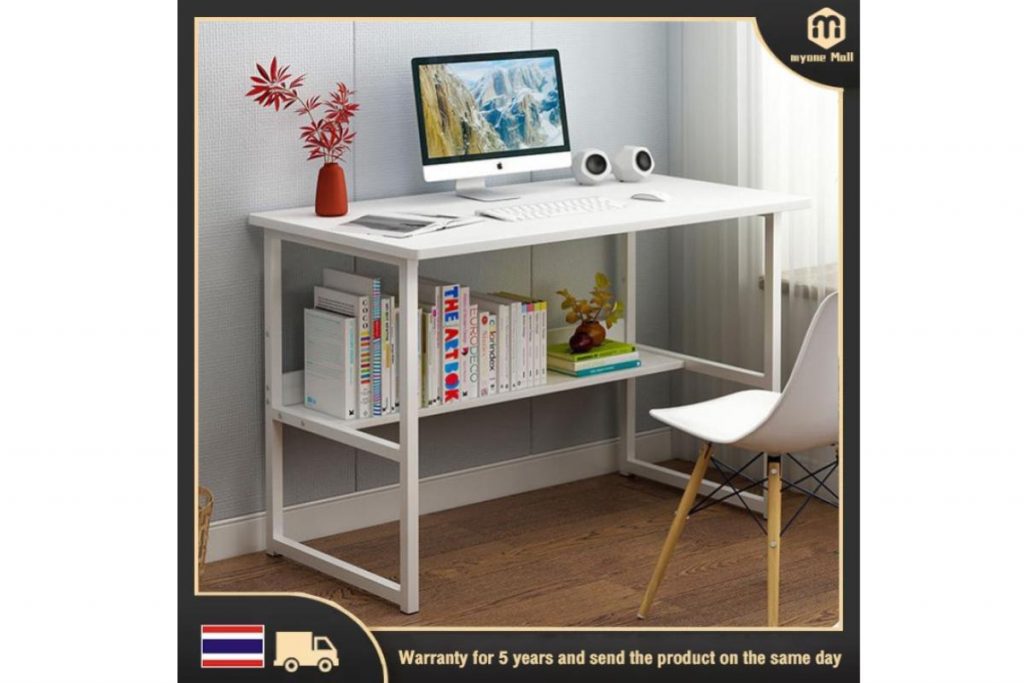 8 Meja Belajar Terbaik di Malaysia 2025 4 Simple Modern Computer Desk Study Table