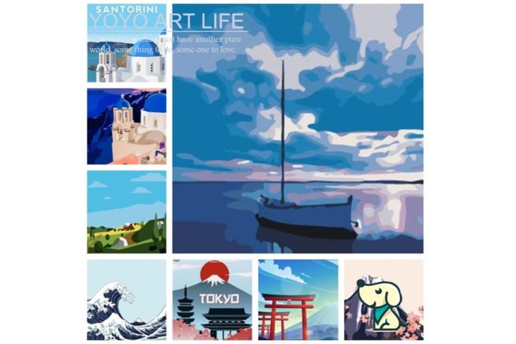 8 Lukisan Cat Mengikut Nombor Terbaik di Malaysia 2025 2 Simple Paint By Numbers