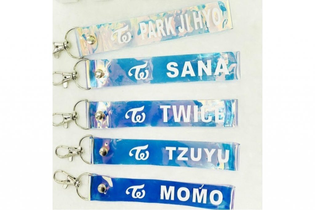 Top 8 Best Kpop Keychains in Malaysia 2025 5 TWICE Hologram Strap Keychain