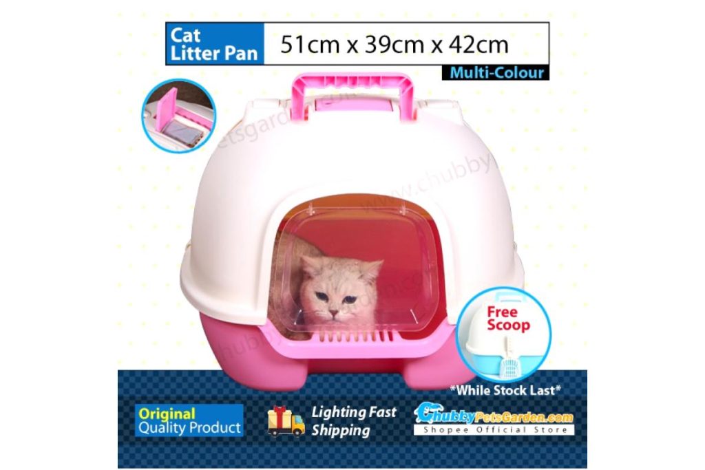 8 Bekas Pasir Kucing Terbaik di Malaysia 2025 7 Top Handled Cat Litter Box