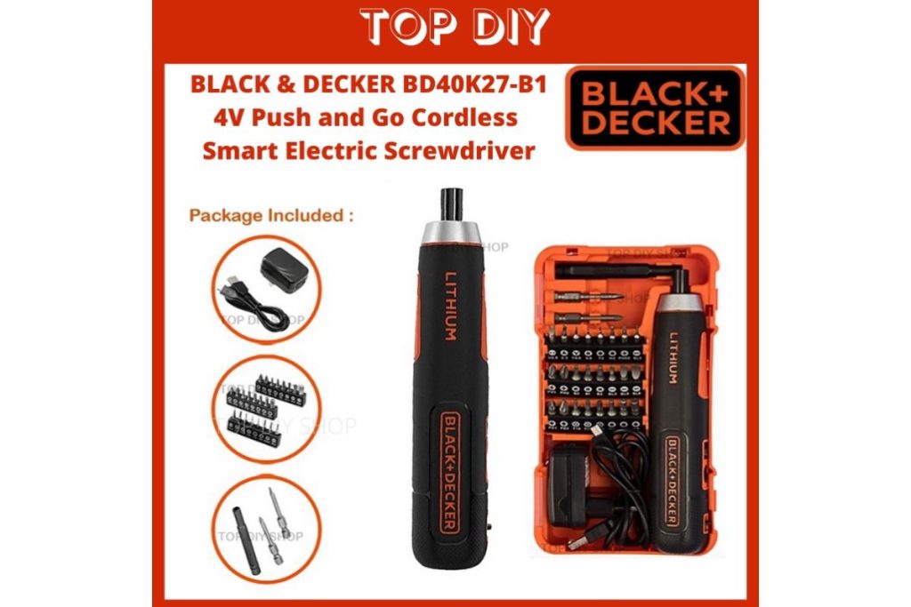 8 Set Pemutar Skru Terbaik di Malaysia 2025 4 BLACK DECKER Smart Screwdriver