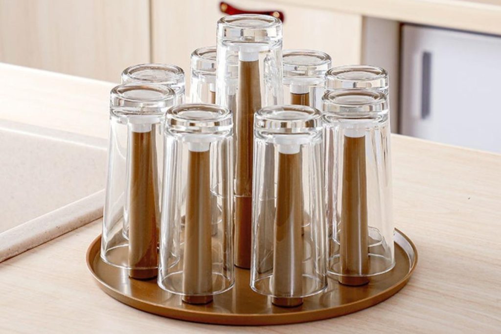 8 Pemegang Mug Terbaik di Malaysia 2025 6 Glass Cup Stand Holder