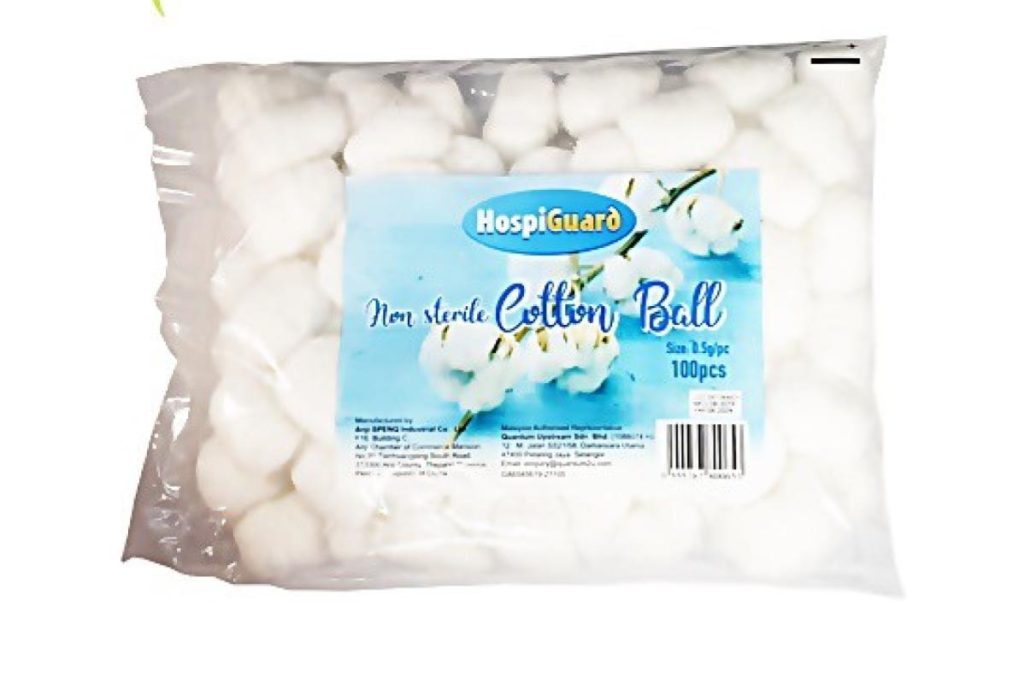 8 Bebola Kapas Terbaik di Malaysia 2025 5 HospiGuard Cotton Ball