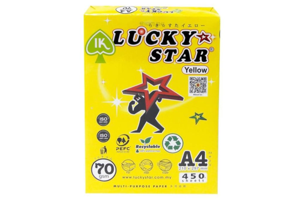 8 Jenama Kertas A4 Terbaik di Malaysia 2025 6 Lucky Star A Paper