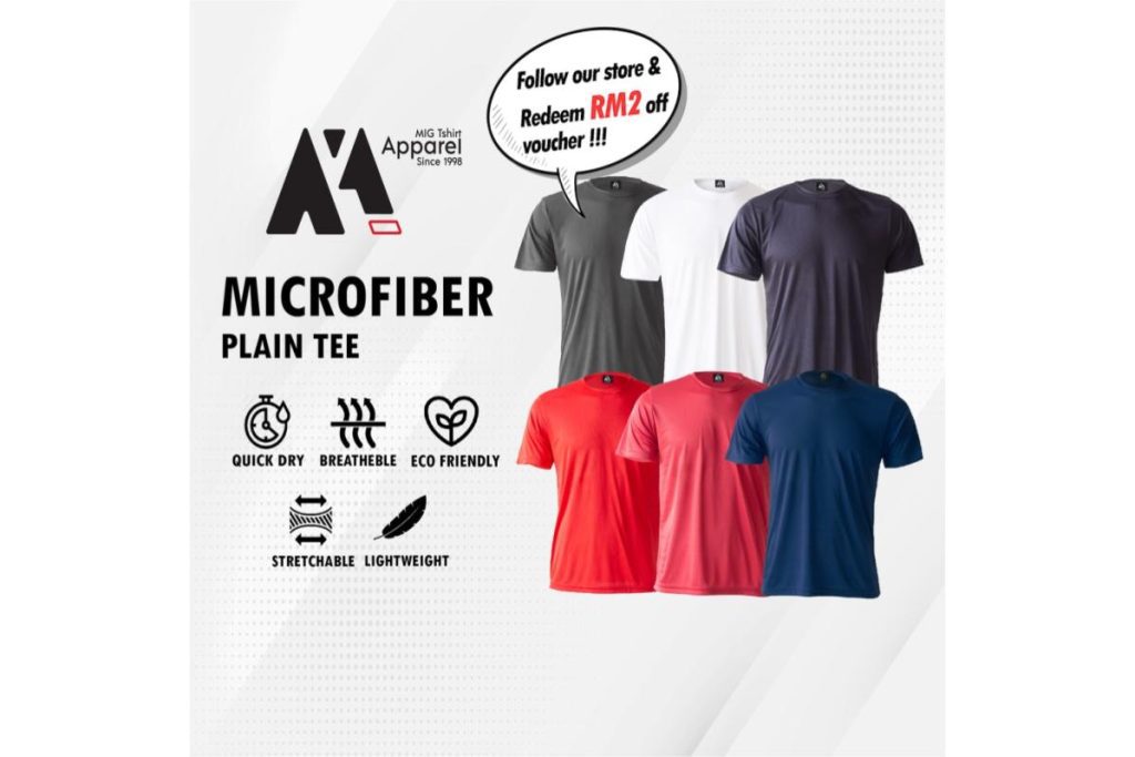 Top 8 Best Microfibre Shirts in Malaysia 2025 6 MIG Round Neck Microfibre Shirt