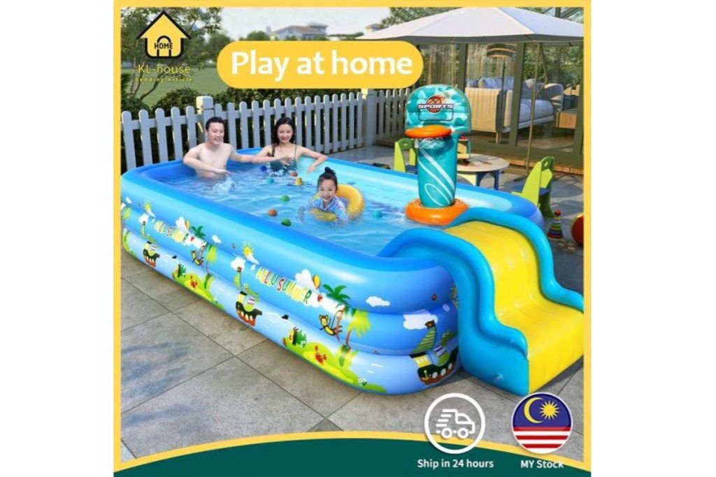 Top 8 Best Inflatable Swimming Pools in Malaysia 2025 7 Multiple Inflatable Swimming Pools