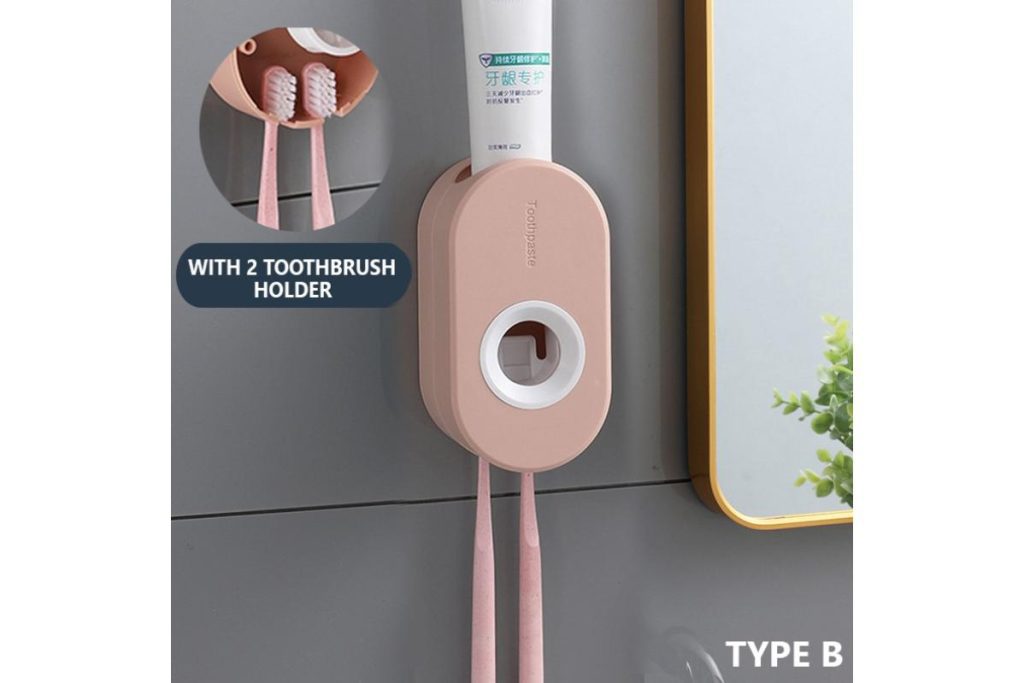 8 Dispenser Ubat Gigi Terbaik di Malaysia 2025 3 Pastel Toothpaste Dispenser