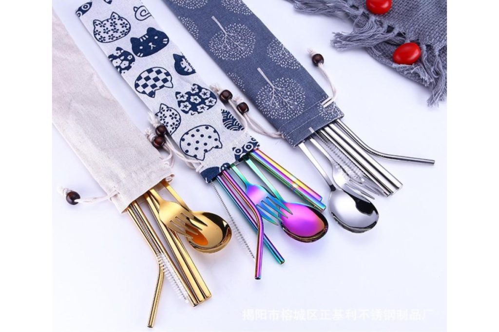 Top 8 Best Portable Cutlery Sets in Malaysia 2025 4 Stainless Steel Portable Cutlery Set