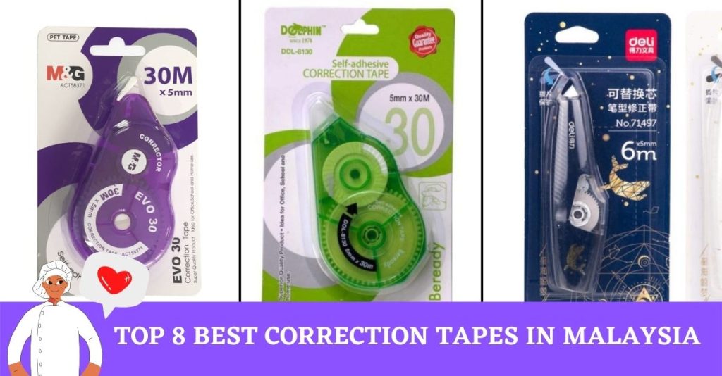 Top 8 Best Correction Tapes in Malaysia 2023