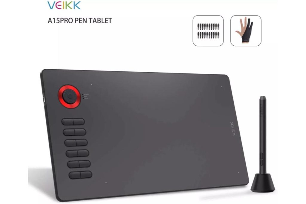 8 Drawing Pad Terbaik di Malaysia 2025 6 VEIKK APRO Graphics Tablet