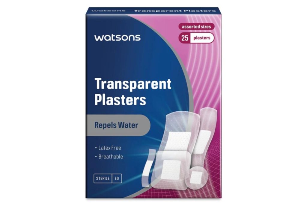 8 Plaster Terbaik di Malaysia 2025 8 Watsons Transparent Plaster Assorted
