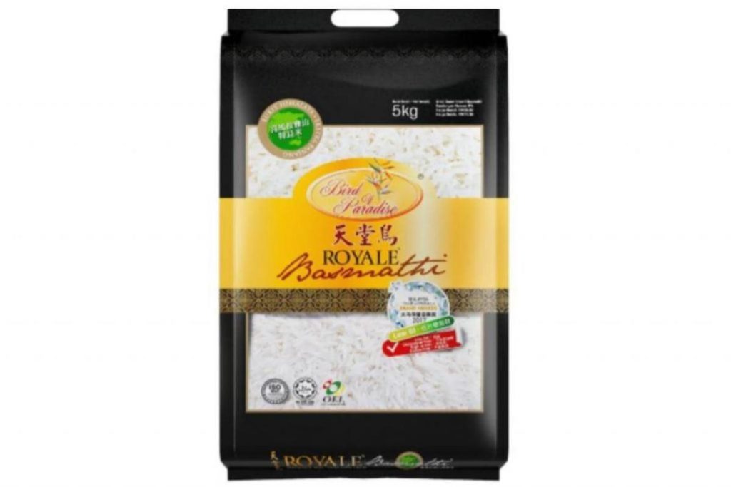 Top 10 Best Basmati Rice in Malaysia 2025 3 Bird Of Paradise Royale Basmathi Rice