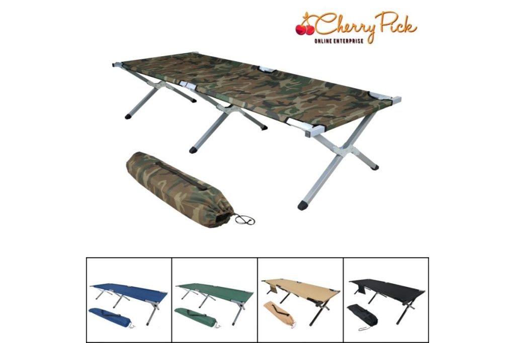Top 8 Best Camping Beds in Malaysia 2025 2 Camouflage Foldable Camping Bed