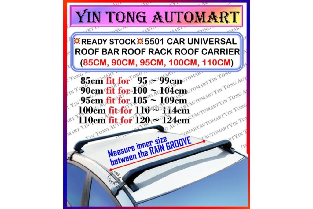 Top 8 Best Car Rooftop Carriers in Malaysia 2025 4 Car Universal Roof Bar