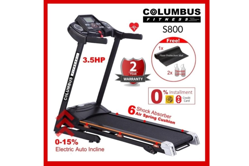 Top 10 Best Treadmills in Malaysia 2025 7 Columbus Fitness S Treadmill