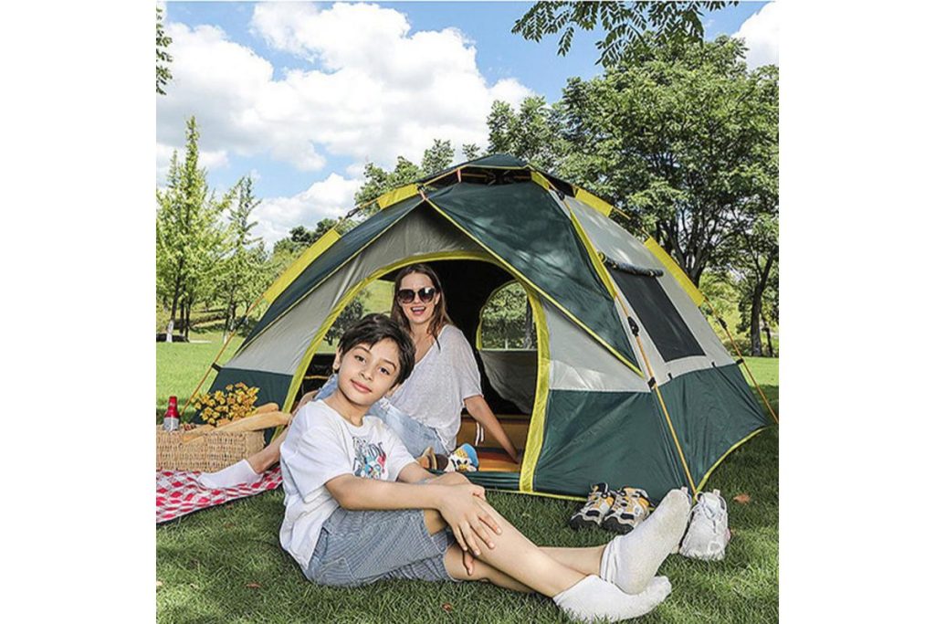 Top 10 Best Camping Tents in Malaysia 2025 4 Double Layer Automatic Tent with Windows