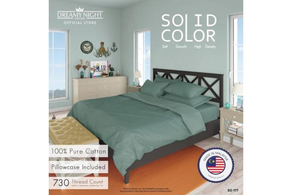 Top 8 Best Duvet Covers in Malaysia 2025 9 Dreamynight Home Solid Color Series TC