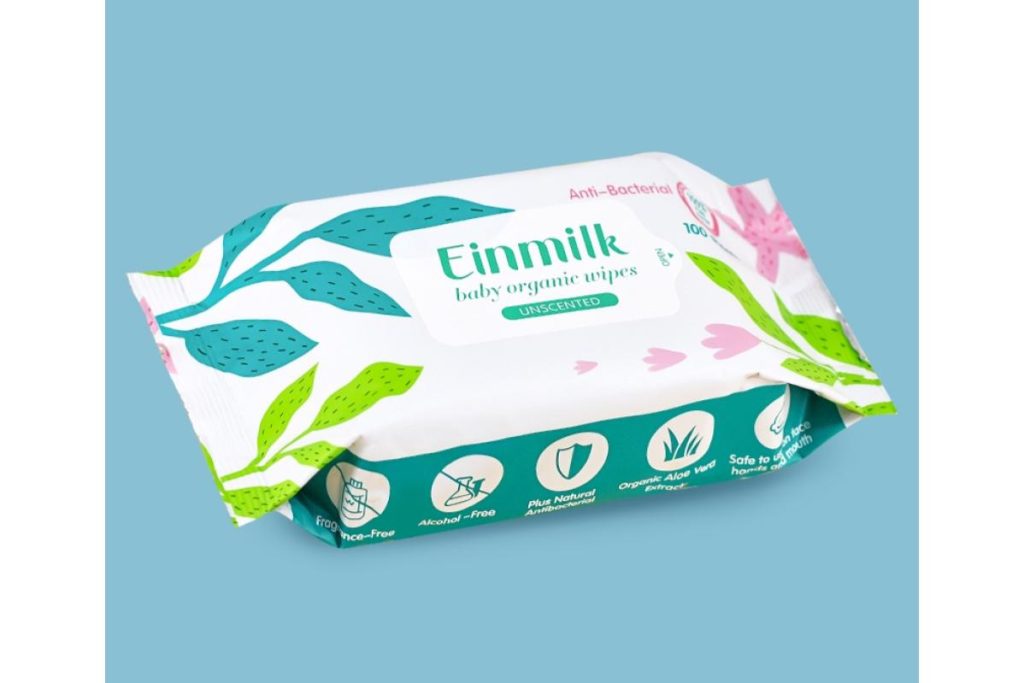 8 Kain Lap Bayi Terbaik di Malaysia 2025 9 Einmilk Organic Baby Wet Wipes