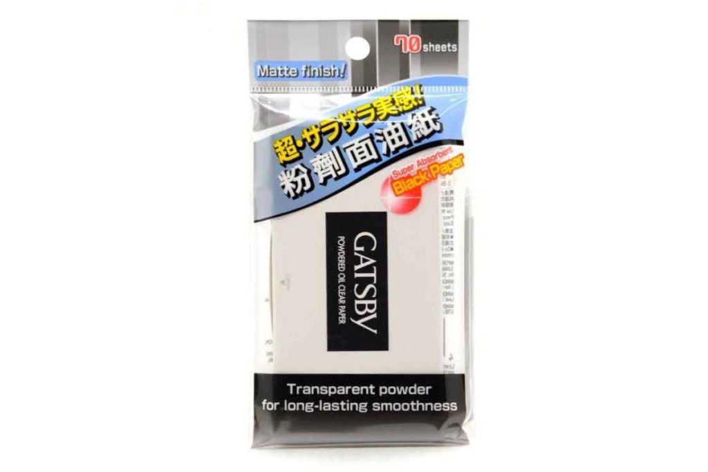 Top 8 Best Face Blotting Papers in Malaysia 2025 6 GATSBY Powdered Oil Clear Paper