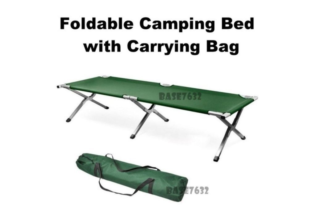 Top 8 Best Camping Beds in Malaysia 2025 3 Green Foldable Camping Bed