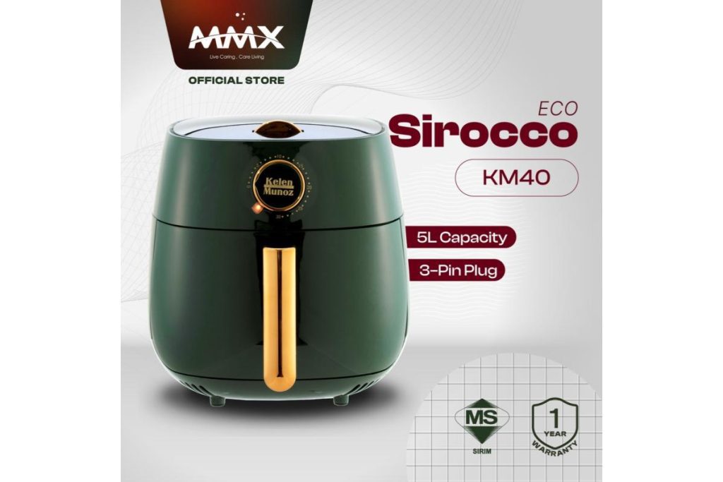 10 Air Fryer Terbaik di Malaysia 2025 4 Kelen Munoz K Sirocco Classic D Ecoheal Air Fryer