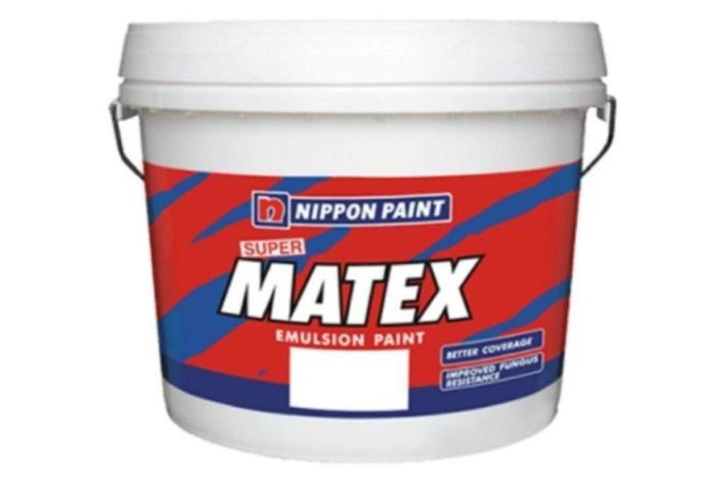 10 Jenama Cat Terbaik di Malaysia 2025 6 Nippon Paint Super Matex Interior Emulsion Matt Finish Wall Paint L