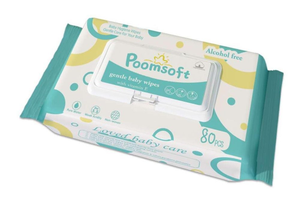 8 Kain Lap Bayi Terbaik di Malaysia 2025 8 POOMSOFT Non Alcohol Baby Wet Wipes