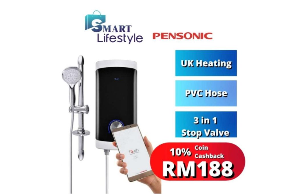 10 Pemanas Air Terbaik di Malaysia 2025 8 Pensonic Touch Smart Water Heater TSWH E