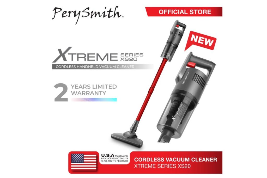 Top 10 Best Cordless Vacuum Cleaners In Malaysia 2025 4 PerySmith Cordless Vacuum Cleaner Xtreme Series XS