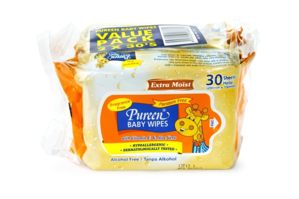 8 Kain Lap Bayi Terbaik di Malaysia 2025 3 Pureen Baby Wipes Fragrance Free