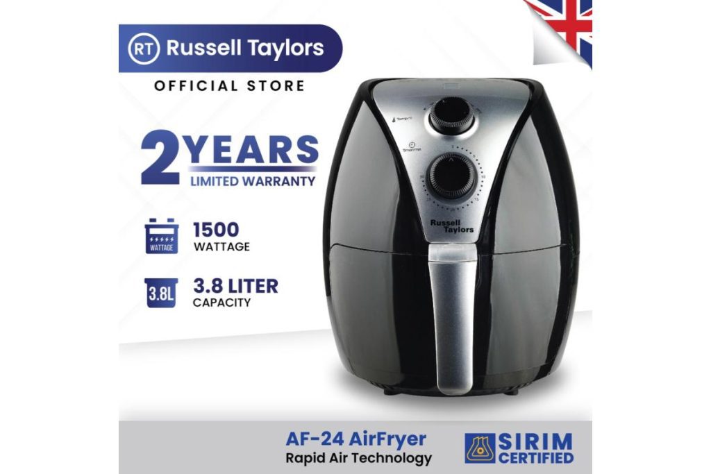10 Air Fryer Terbaik di Malaysia 2025 2 Russell Taylors Air Fryer AF