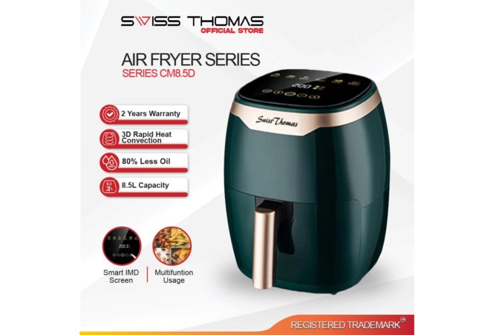 10 Air Fryer Terbaik di Malaysia 2025 10 SwissThomas Digital LED Air Fryer