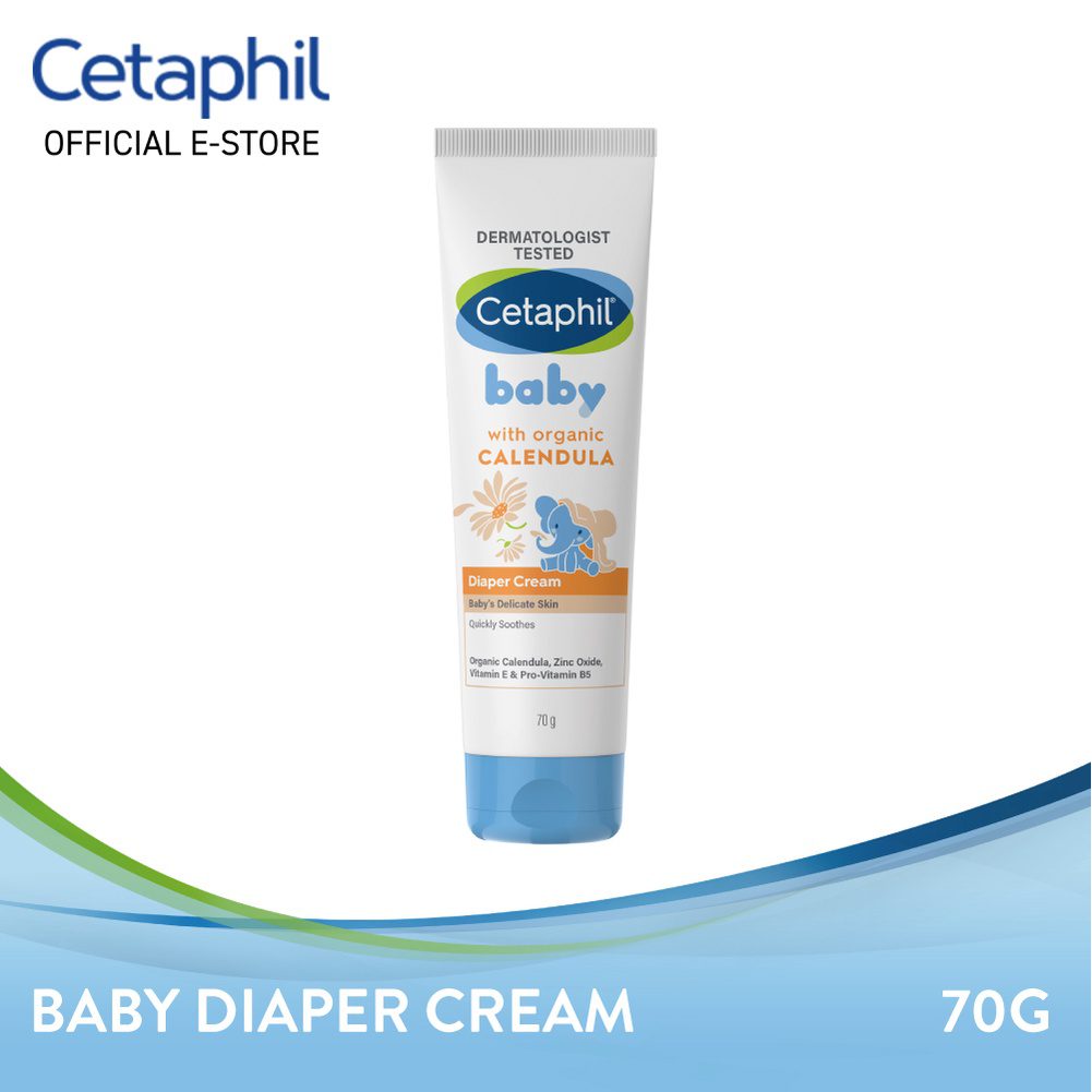 10 Krim Ruam Lampin Bayi Terbaik di Malaysia 2025 9 CETAPHIL BABY CALENDULA DIAPER CREAM