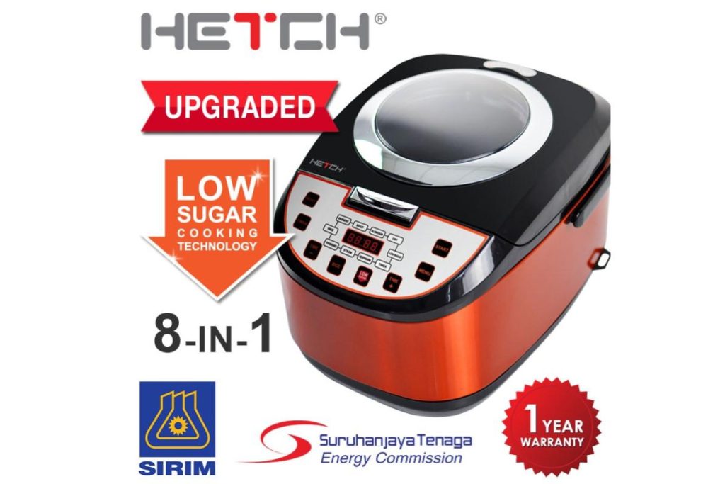 Top 25 Best Rice Cookers in Malaysia 2025 7 HETCH in Low Sugar Multifunction Rice Cooker